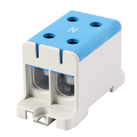 Hauptleitungsklemme Anschlussklemme ETB 95/1x2 Al/Cu Universalklemme elektroinstallation 4 Löcher Elektro Becov UK2095.12