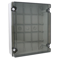 Abzweigkasten 380x300x120 IP66 Aufputz Abzweigdose Verbindungsdose hermetische Industriegehäuse 014.A.PK.VO M-L 014.A.PK.V0