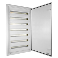 Verteilerkasten IP54 DARP-168 7x24 Unterputz Alutür Unterverteiler Sicherungskasten E-P 9.724