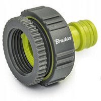 Hahnanschluß 3/4" - 1/2" Schlauchverbinder Schlauchkupplung Schlauchanschluss Adapter BRADAS LE-S2198K