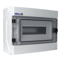 Feuchtraumvert​eiler Verteilerkasten RH12 12 Module AP 1000V Aufputz Sicherungskasten IP65 VDE E-P 36.12