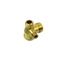 Kompressorventil Luftkompressor Rückschlagventil Messing Gewinde 1/2 3/8 1/4 1/2"x3/8"x1/4" G80308