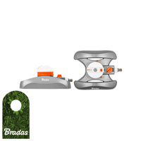 2-Funktionen Kreisregner 450m² Sprinkler Bewässerung Rasensprenger WHITE LINE BRADAS WL-Z14