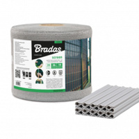 Zaunband 19cmx36m grau Zaun- Palisadenband Sichtschutz Lärmschutz BRADAS TOB2001936LGY