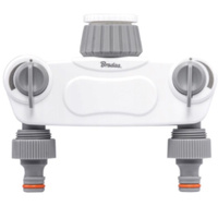 2-Wege-Verteiler mit Ventilen am Wasserhahn 1" mit Reduktion auf 3/4" WL-3032K