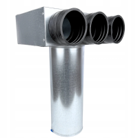Lüftungsverteiler Verteilerkasten 3x75 Ø125 Wohnraumlüftung Luftverteiler E-KSR-3x75/125-OC