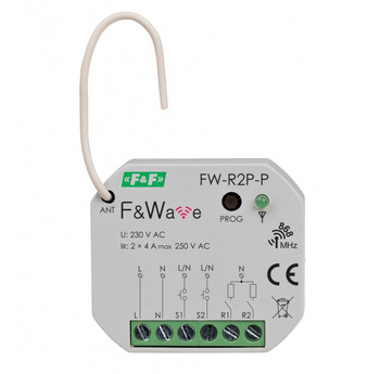 Bistabiles Relais Multifunktionales 2-kanal F&Wave FW-R2P-P