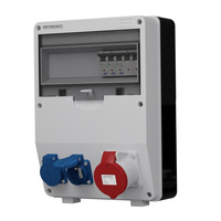 Gesicherter Baustromverteiler TD-S 32A 2x230V Steckdosen Mennekes Doktorvolt® DV-6954-F