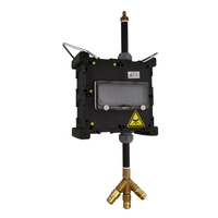 Hängeverteiler mit Druckluft Pendel Stromverteiler mit Betätigungsklappe Minibox TpE 3336-300-0300