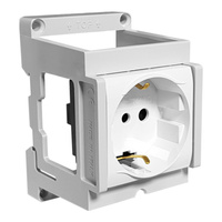 Einbausteckdose Schuko für Hutschiene DIN IP20 Marlanvil 1412.D