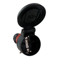 Kupplung 2P+PE 16A 230V IP54 Schuko rot BALS BL 7489