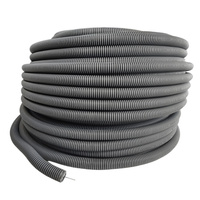 EM GROUP Wellrohr mit Zugdraht halogenfrei ungeschlitzt 750N Ø20mm 100m FEPCTAF25100