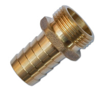 Schlauchtülle 13mm AG 1/2" Messing Bradas GKI011213