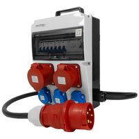 Baustromverteiler CAS 3x230V 32A 16A Doktorvolt DV-8133-F