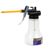 Ölkanne Ölpumpe Ölspritzkanne 250ml Öler transparent G03221