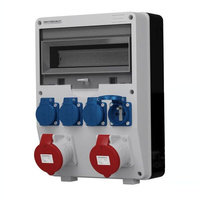 Stromverteiler TD 2x32A 4x230V franz/belg System Doktorvolt DV-2435-F