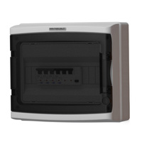 Feuchtraumverteiler bestückt HI-S/FI 40A 30mA 3xB16A 1P IP65 Doktorvolt DV-2919-HI