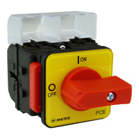 Not-Aus-Schalter Trennschalter ML0 32A 4P Hauptschalter IP55 PCE MERZ ML032.4-TB/RG1