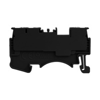 Reihenklemme 1.5mm2 3 Leiter Durchgangsklemme 1P Schwarz DS1.5-TW-01P-13-00A(