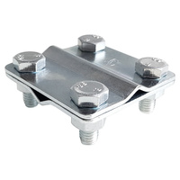 Kreuz-Erdungsverbinder Erdungs Kreuzklemme 4-Schraubig Blitzschutzgriff Erdungsklemme 1.1 OC