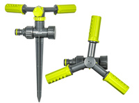 3-Arm Kreisregner mit Erdspieß Sprinkler bis 109m² Bewässerung Rasensprenger LIME LINE BRADAS LE-6107