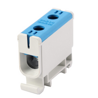 Hauptleitungsklemme Anschlussklemme ETB 50/1 Al/Cu Universalklemme elektroinstallation 2 Löcher Elektro Becov UK1050.12