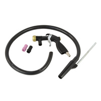Sandstrahlpistole mit 2 Düsen und Schlauch für Sandstrahlen Druckluft G03149