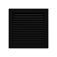 Lüftungsgitter Insektenschutz 14x14 schwarz/graphit AirRoxy 02-339