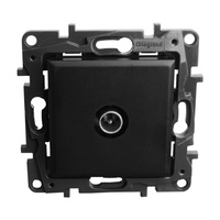 Endsteckdose TV männlich schwarz 10 dB Niloe Step 863573