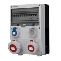 Stromverteiler TD-S/FI IP65 1x32A 1x16A 2x230V DV-2855-D