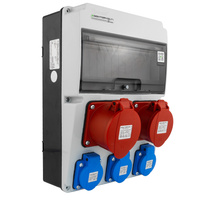 Baustromverteiler JUN 32A/16A/3x230V DOKTORVOLT® DV-6849-F