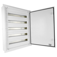 Verteilerkasten IP54 DARP-120 5x24 Unterputz Alutür Unterverteiler Sicherungskasten E-P 9.524