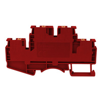 Reihenklemme 4mm2 4 Leiter Doppelstockklemme Etagenklemme Rot DSKK4-01P-16-00A(H)