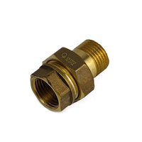 Messing Gewindefitting Diamond Verschraubung Muffe Nippel ART.61-15.P-SRUB