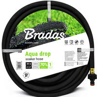 Perlschlauch Tropfschlauch 7,5m Schwitzschlauch Bewässerungsschlauch AQUA-DROP 1/2" - 7,5m Gartenschlauch Bradas WAD1/2075