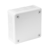 Abzweigkasten Aufputz-Feuchtraum Verbindungsdose Gummi Verschraubung gewindelos weiss 98x98x42 mm ViPlast 041-01