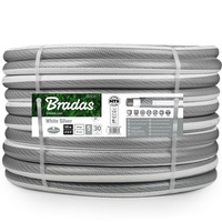 Gartenschlauch 3/4" 50m NTS knickfest verdrehungsfest Wasserschlauch WHITE SILVER BRADAS WWS3/450
