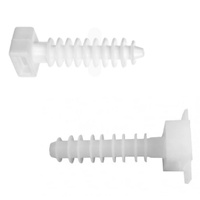 100 Stk Styropordübel Dübel Spiraldübel Dämmstoffdübel für Kabelbinder 8 mm weiß 6178 BMKB5458