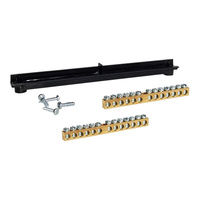 PE/N-Klemme mit Träger 12-Module 2 x (12P+2P) M-L 1006.12.16