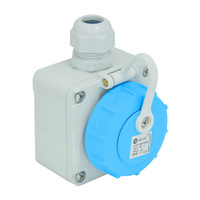 Hermetische Steckdose tragbare 16A 230V IP68 3101-380-0900