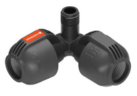 Gardena Sprinklersystem Winkelstück 25 mm x 1/2" AG 2782 Sprinkler 02782-20