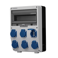 Doktorvolt Stromverteiler TD 6x230V mit Mennekes Steckdosenkombination DV-0564-D