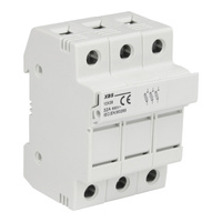 Sicherungssockel 32A 3P für Schiene TH XBS 10X38 3P