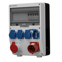 Stromverteiler TD-S 1x16A 4x230V 32A Anbaustecker Doktorvolt® DV-0267-D