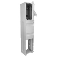 Baustromverteiler auf Fundament  IP44 Stromverteiler ohne Schutz Leergehäuse Doktorvolt DV-6012