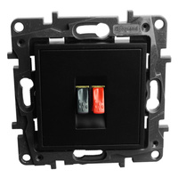 Lautsprechersteckdose schwarz Niloe Step 863585