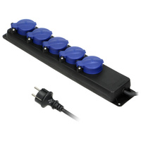 Steckdosenleiste Werkstatt Kabel 3m 5x2P+E Schuko OR-AE-13193(GS)/3M