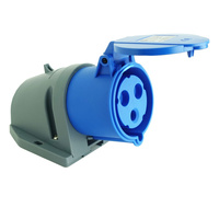 CEE Campingsteckdose Aufputz 3P 32A IP44 230V 3124-307-0900