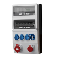 Stromverteiler eXT-S/FI 32A 16A 4x230V + 3Phasige Stromzähler Mennekes Doktorvolt® DV-0823-D