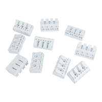 10 Stück Lüsterklemmen Leuchtenklemme 4-polig mit Hebel 0.75-2.5mm2 450V VDE DGN 10-DG238-10.0-04P